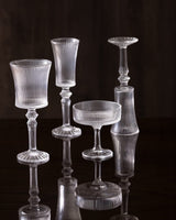 Clear Glass 4-Piece Champagne Flute Set - Parisian Elegance