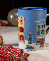 New Bone China Mug - Vibrant Reve Carol Collection