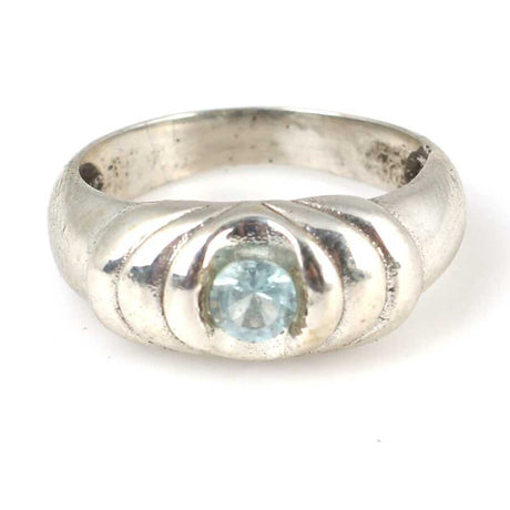 Premium 925 Sterling Silver Aquamarine Statement Ring
