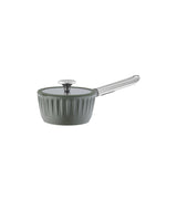 16cm Green Saucepan with Handle, Small Cooking Pot