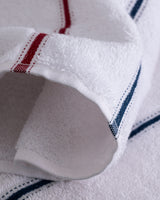 Cotton Blend Face Towel - Borage-Inspired Two-Tone Design