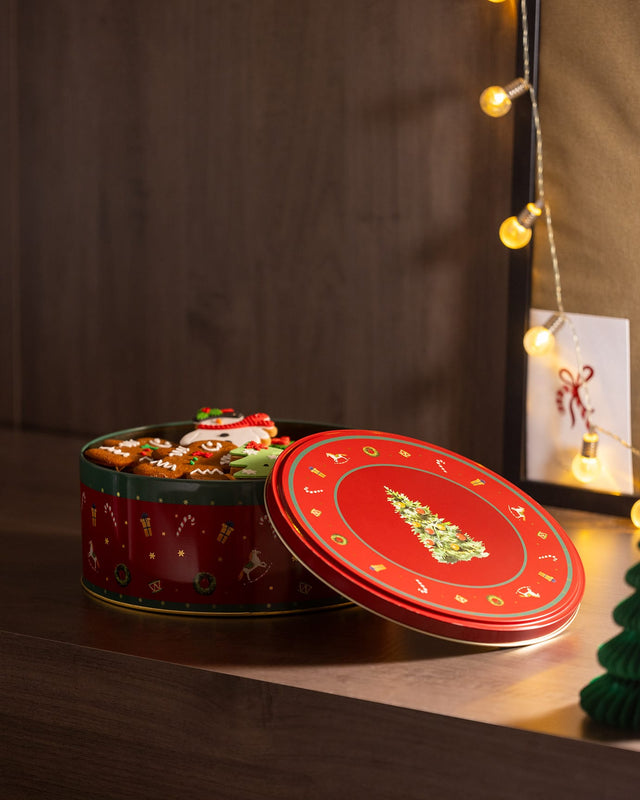 Metal Round Storage Box - Modern Kitchen Essential