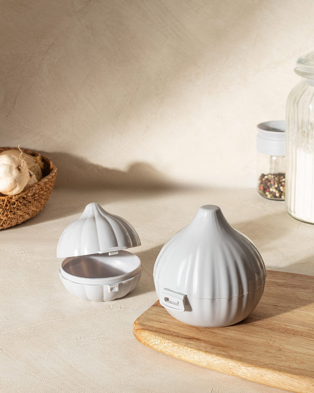 Garlic and Onion Storage Container - Ventilated Kitchen Food Keeper