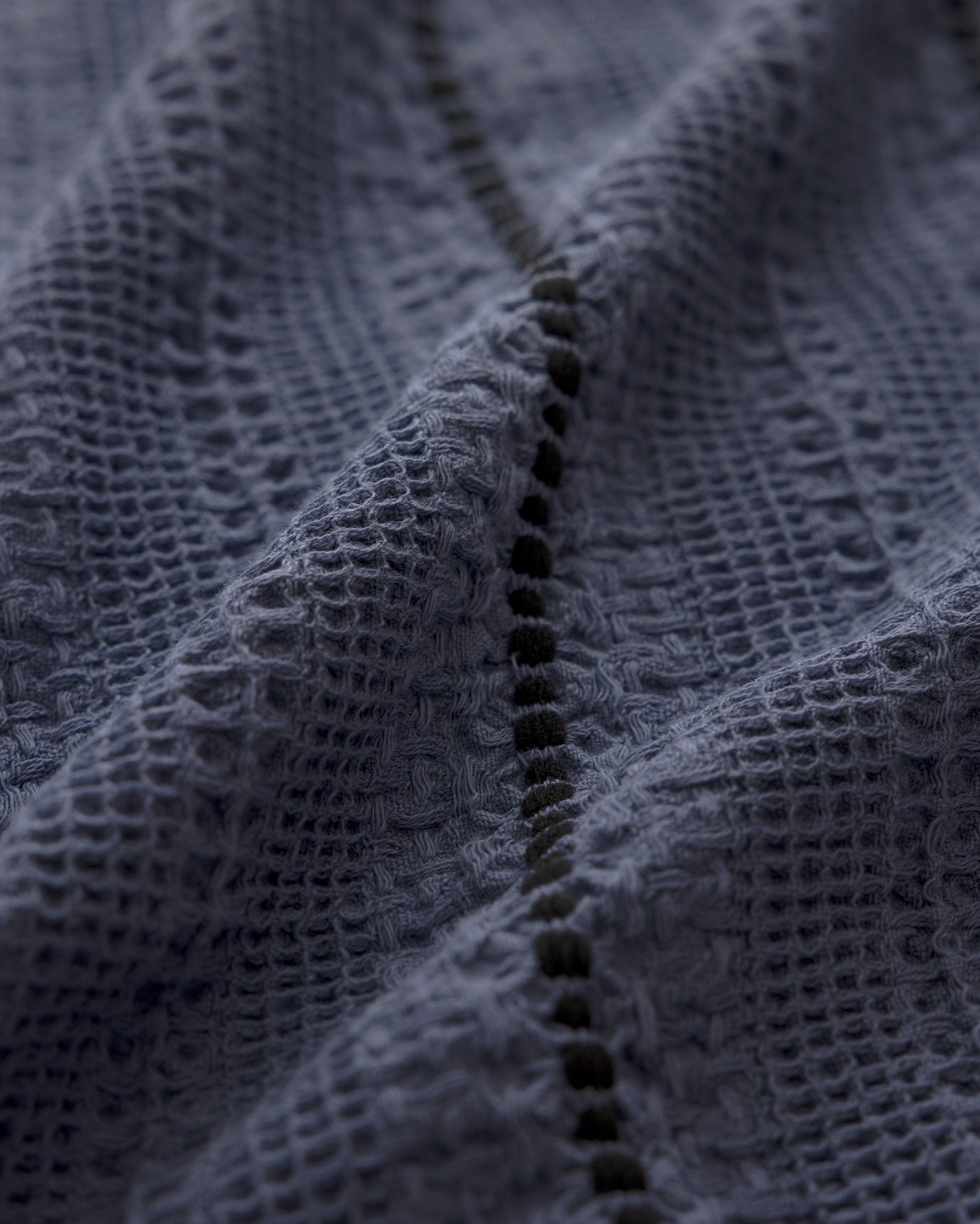 Luxury Indigo Twin Bedspread - Envelope Style Bed Cover