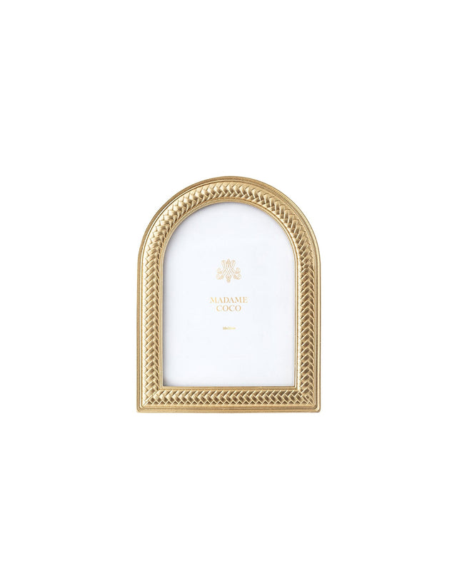 Small Gold Decorative Photo Frame - Tabletop Picture Display
