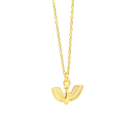 Premium 925 Sterling Silver Bird Pendant Necklace