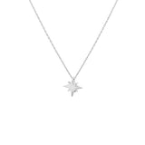 Premium 925 Sterling Silver North Star Necklace