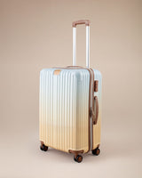 Medium Beige Travel Suitcase