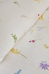 Jody Double Floral Pique Bed Set - 100% Cotton
