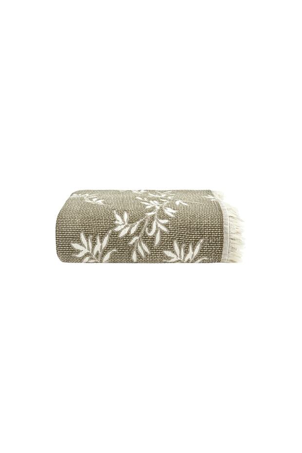 Almira Double Jacquard Quilt - 200x220 cm Khaki