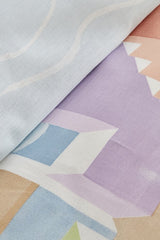 Semblance Double Duvet Cover Set - 100% Cotton, Multicolor