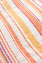 Montre Double Peştemal Pike - Orange Striped Blanket 180x220cm