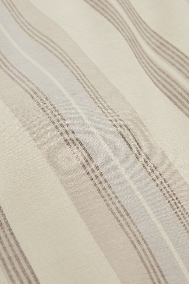 Tahara Single Duvet Cover Set - 100% Cotton Beige