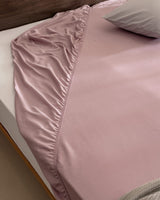 100% Cotton Sateen Fitted Sheet for Double Bed