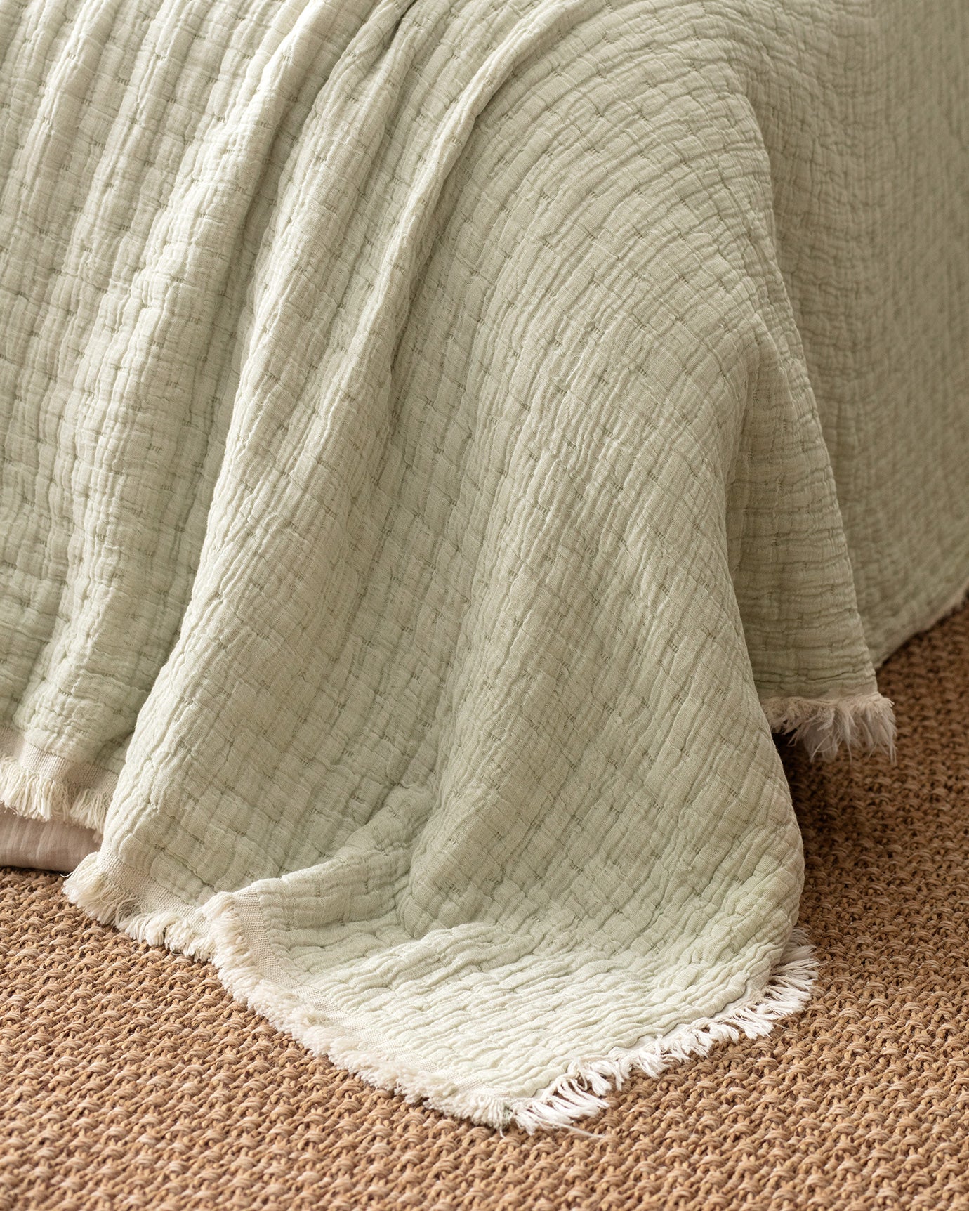 Cotton Blend King Size Bedspread - Ultimate Comfort & Style