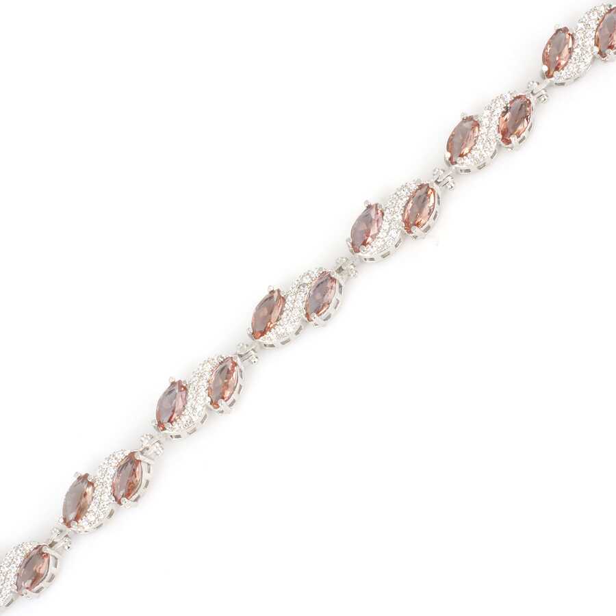 Premium Sterling Silver Zultanite S-Link Bracelet