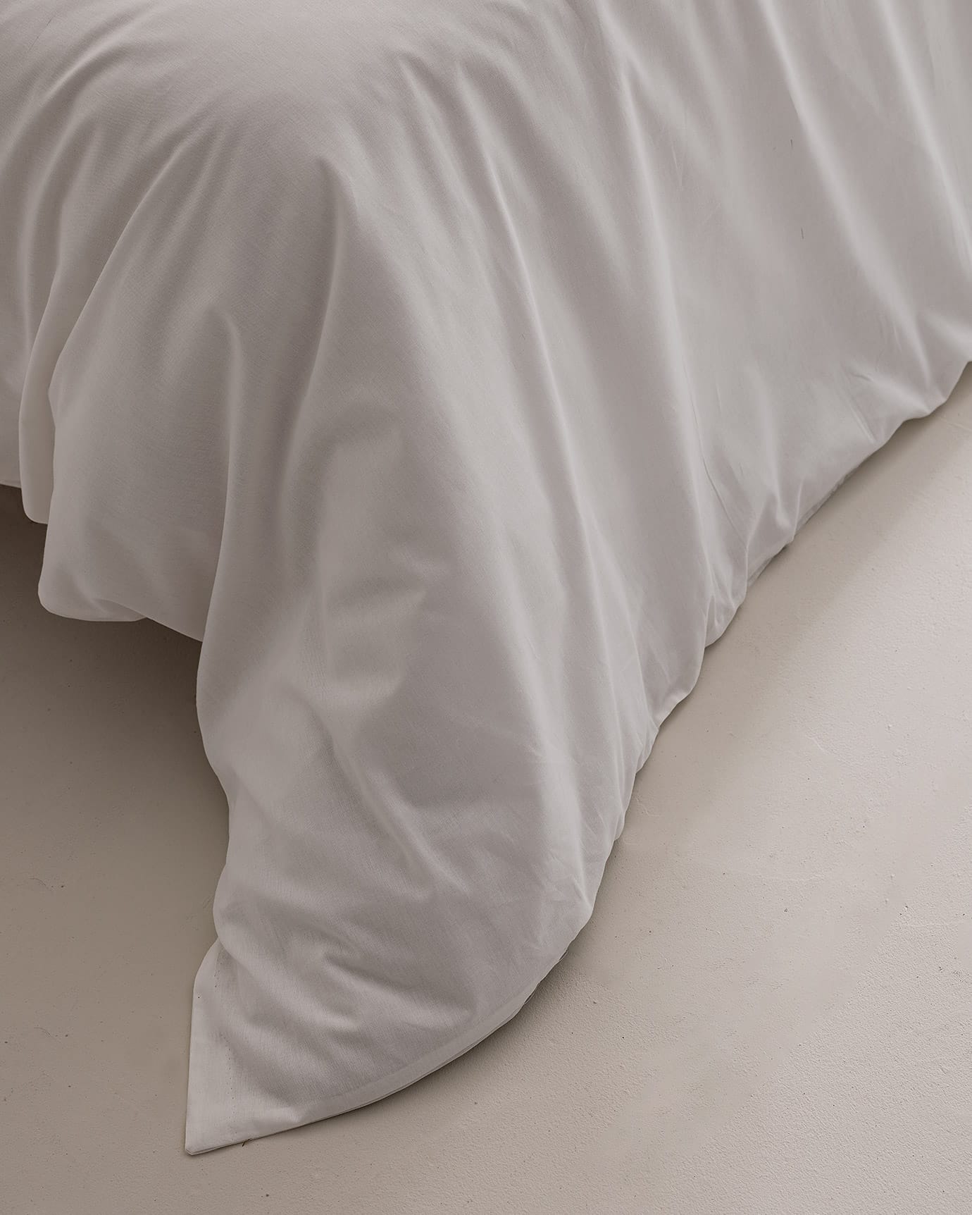 King Size 100% Cotton Ranforce Solid Duvet Cover