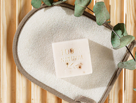 Natural Rose Scented Bar Soap - Gentle Cleansing, 125g
