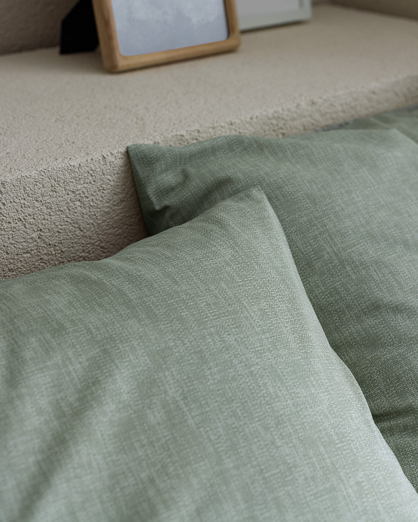 Cotton Blend Double Bed Sheet Set - Soft Ranforce Weave Comfort