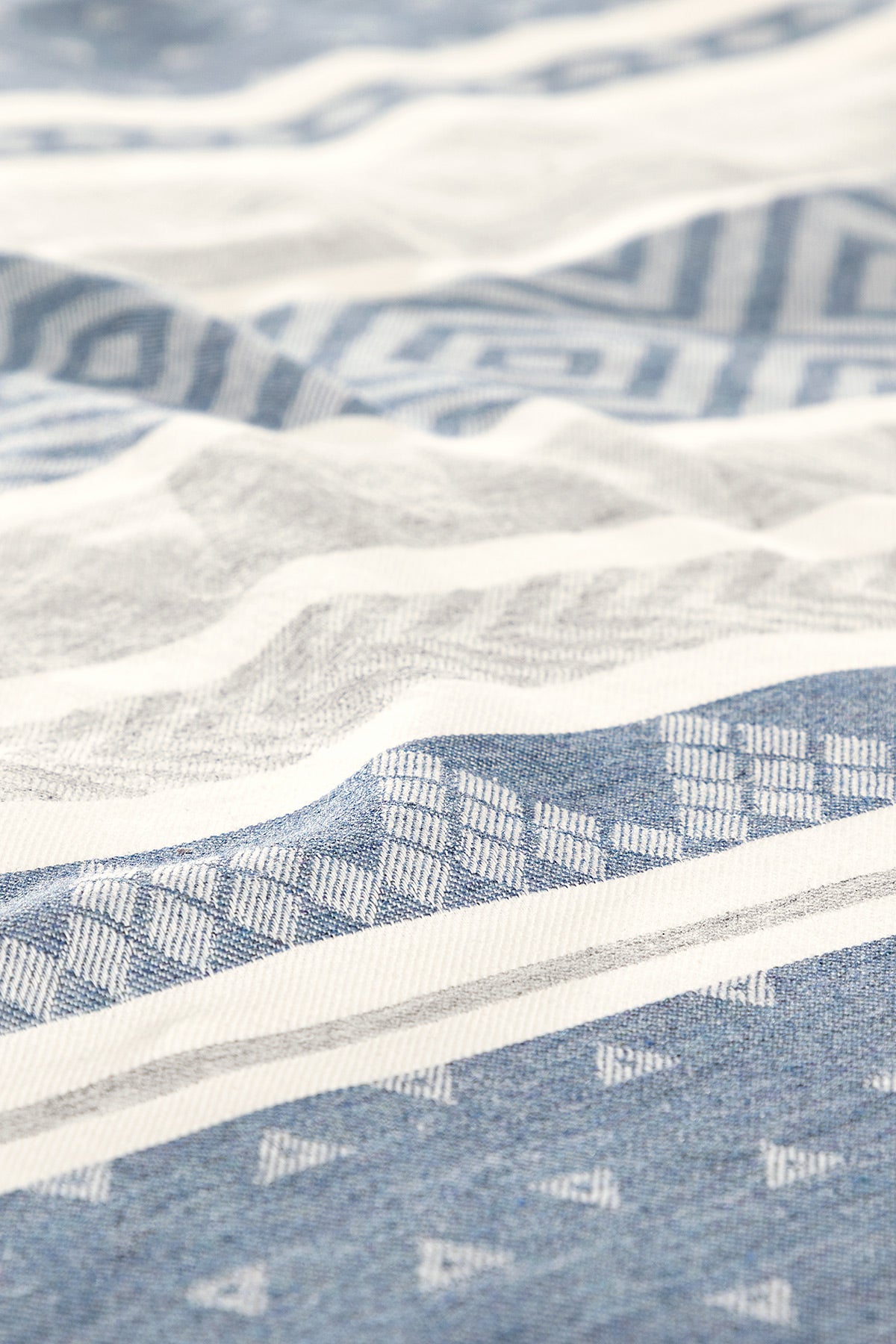 Cotton Blend Jacquard Double Duvet Cover Set - Elegant Weave