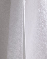 Soft Cotton Bath Towel - Absorbent White & Blue Design