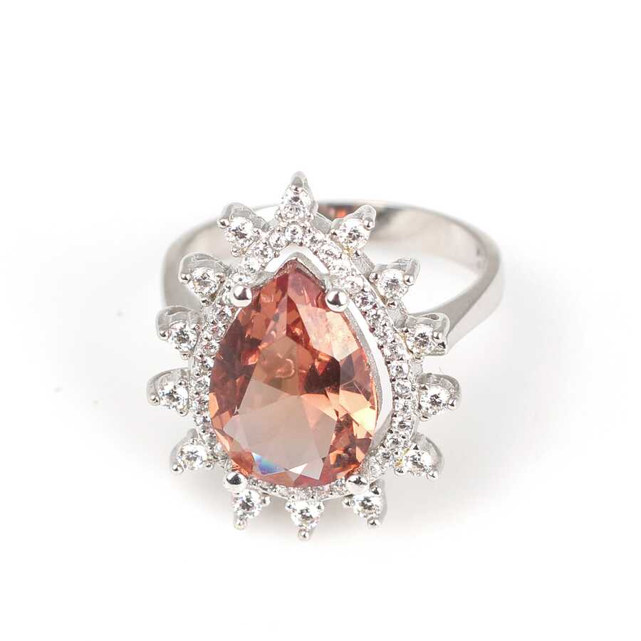 Professional Sterling Silver Zultanite Drop Ring