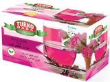 TURKOBABA Professional Aromatic Rose Herbal Tea Bags - 20 Count