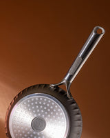 20 cm Non-Stick Frying Pan - Brown Skillet for Everyday Cooking