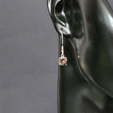 Sterling Silver Round Mystic Topaz Dangle Earrings - Vibrant Gemstone