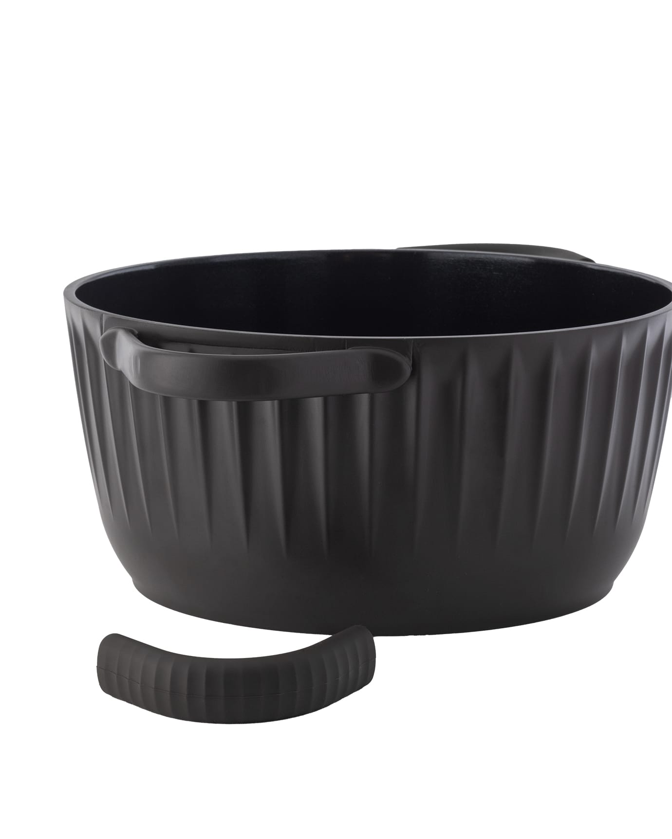 20 cm Brown Cooking Pot with Lid - Durable Kitchen Saucepan