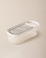 2-Piece Kitchen Grater Set - Handheld Food Shredder - Soft Ecru