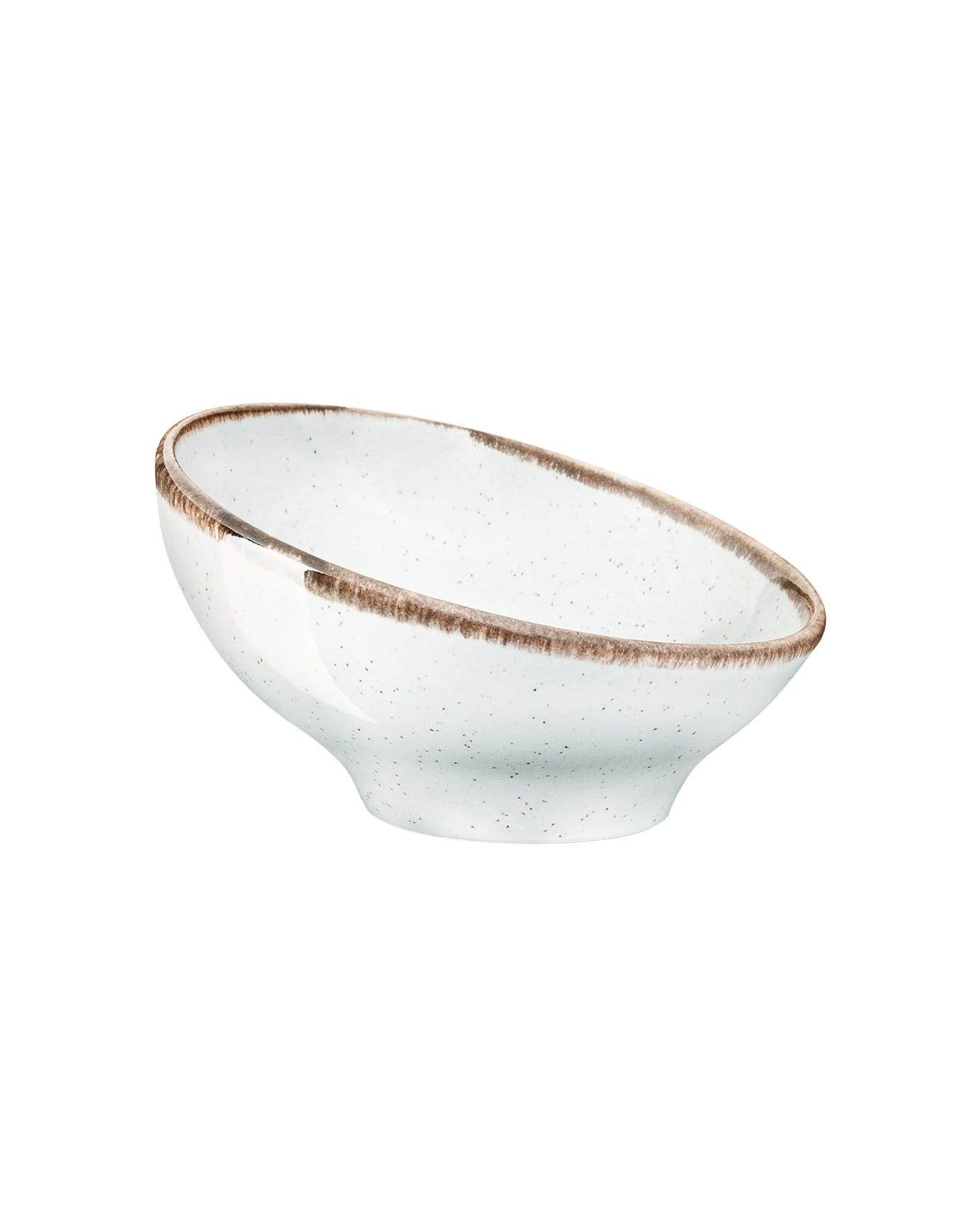 Porcelain Serving & Presentation Bowl - Unique Amorphous Design