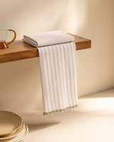 Cotton Blend 2-Piece Kitchen Towel Set - Traditional Kopanak Embroidery