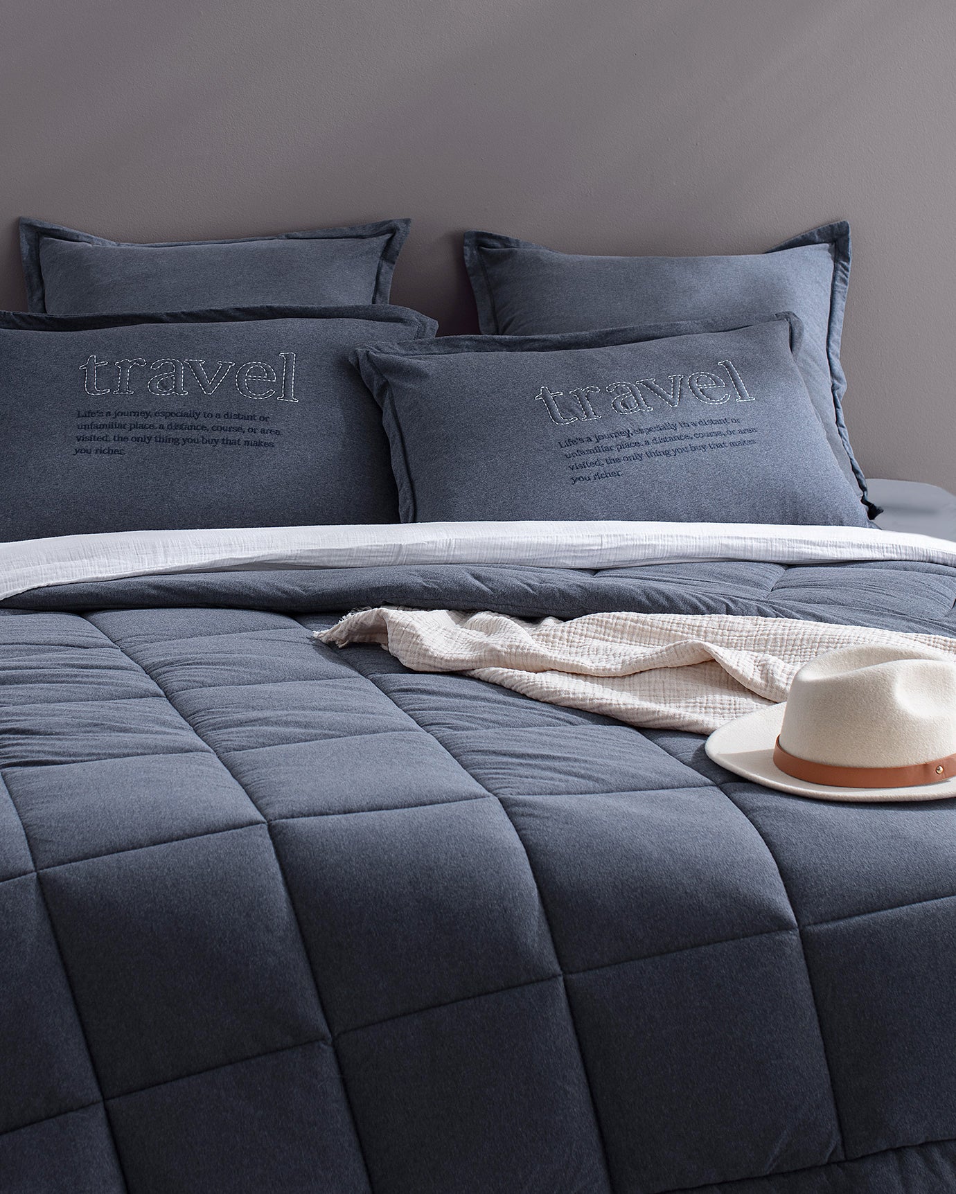 Sada povlečení King Size Super Soft - Indigo