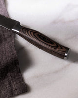Brown Handle Meat Carving Knife