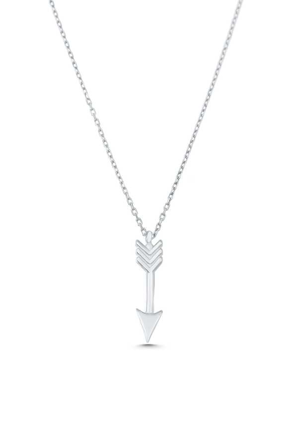 Náhrdelník s přívěskem ve tvaru šípu ze stříbra 925 - Elegantní a symbolický design