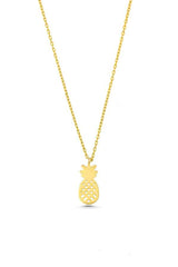 Premium Sterling Silver Pineapple Pendant Necklace