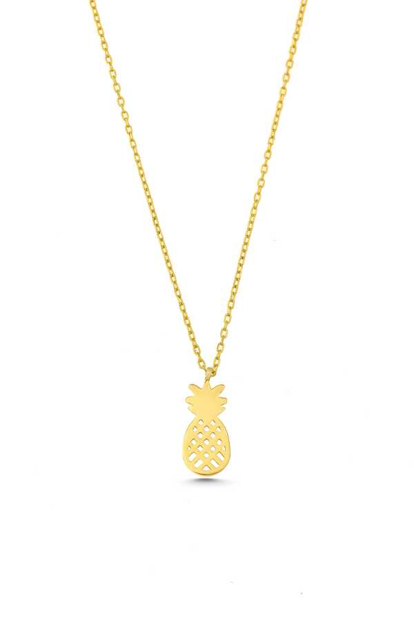 Premium Sterling Silver Pineapple Pendant Necklace