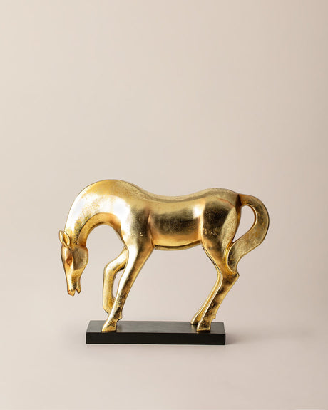 Elegant Gold Decorative Sculpture for Home Decor