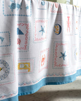 Soft Cotton Blend Tablecloth - Vibrant Garope Pattern for Modern Dining