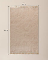 Modern Embossed Textured Area Rug - Elegant Home Decor Carpet