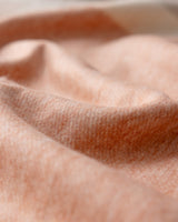 Soft Acrylic Blend Double Blanket - Cozy Terracotta Hue