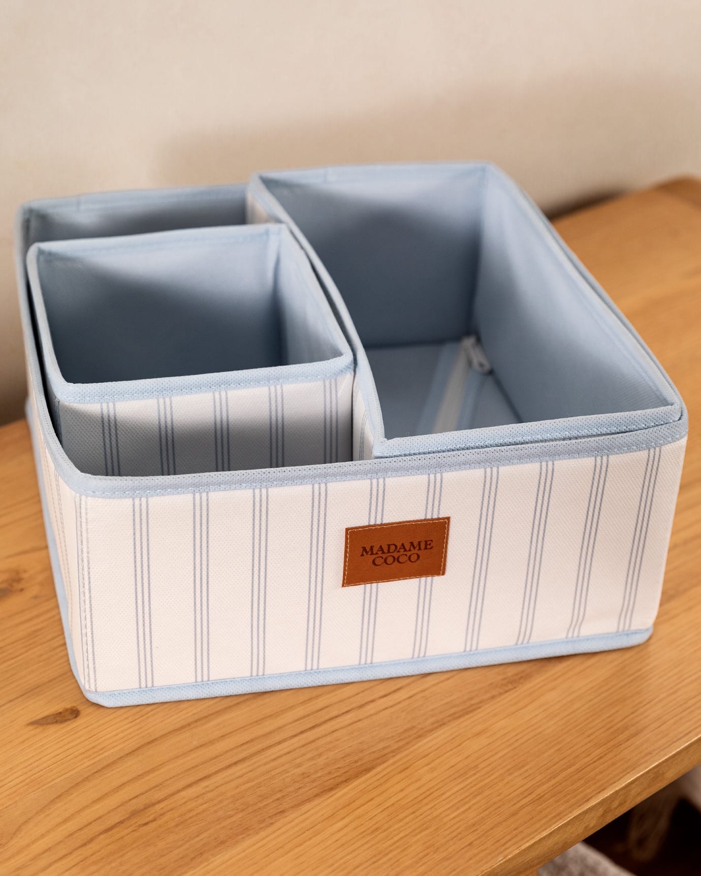 Polypropylene 3-Compartment Organizer Box - Nuage Collection
