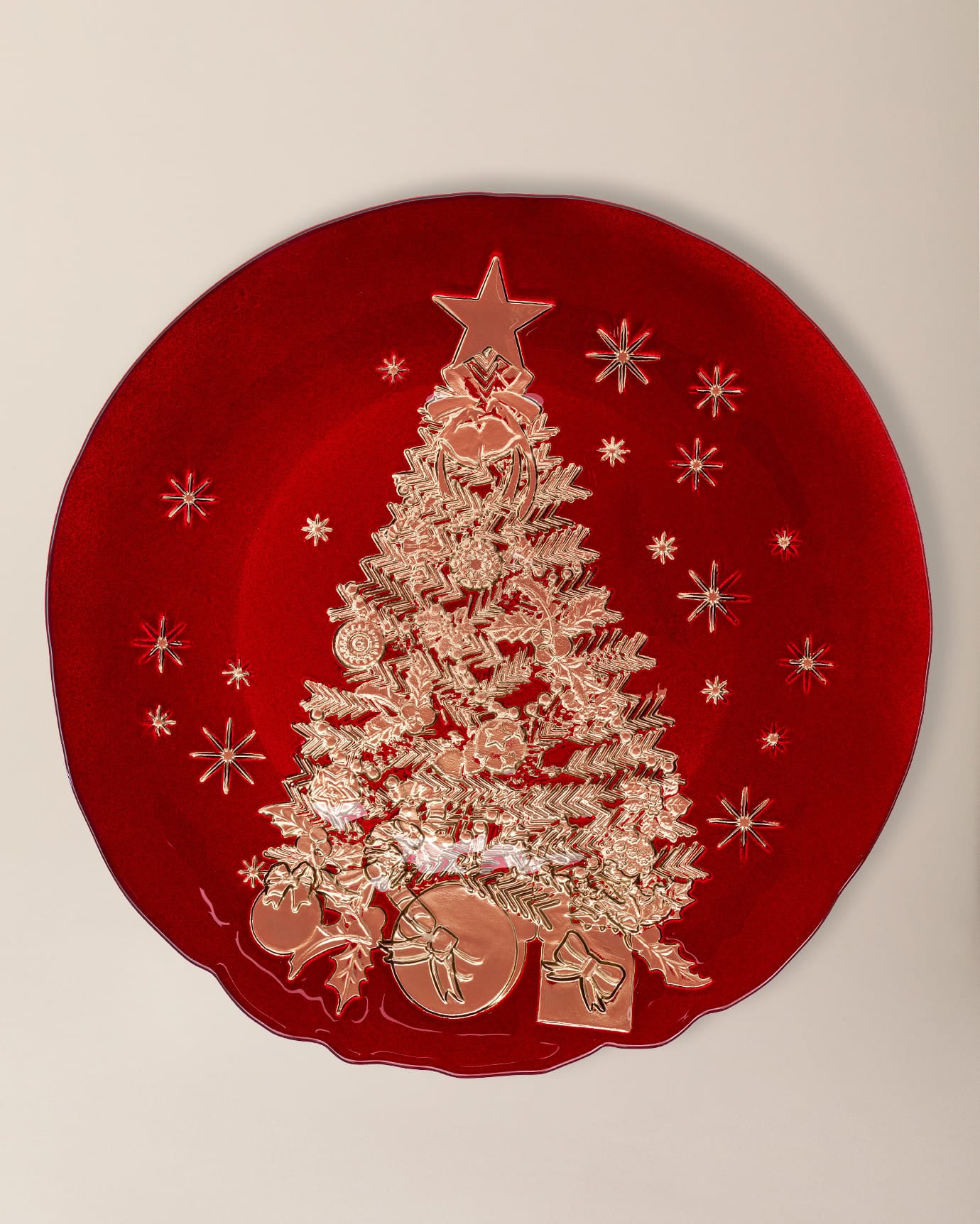 Premium Glass Serving Plate - Manarola Collection