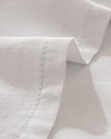 Twin Size 100% Cotton Sateen Flat Sheet - Soft & Smooth Bedding