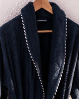100% Cotton Unisex Bathrobe Set - Soft & Absorbent Shawl Collar