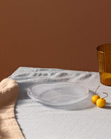 Glass Dessert Plate - Modern Minimalist Style