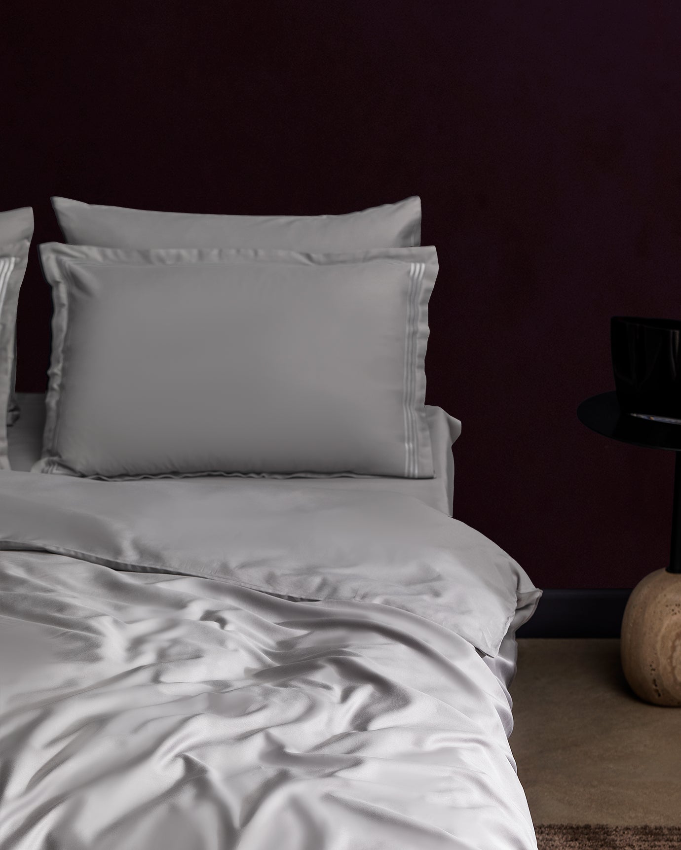 Clarette King Size Bamboo Sateen Duvet Cover Set