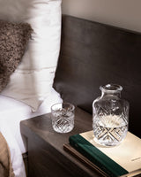 Clear Glass Bedside Carafe - Elegant & Functional Design