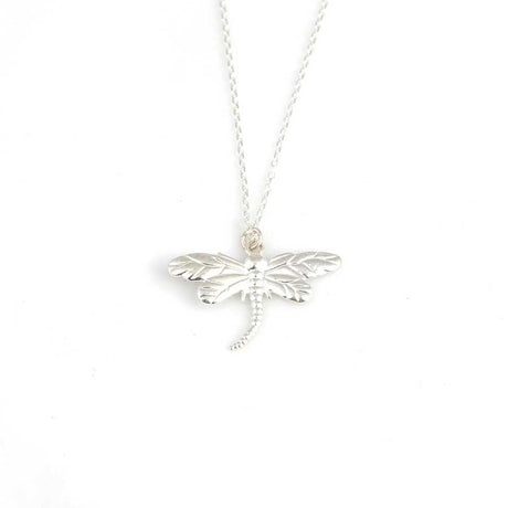 925 Sterling Silver Dragonfly Necklace - Delicate Charm